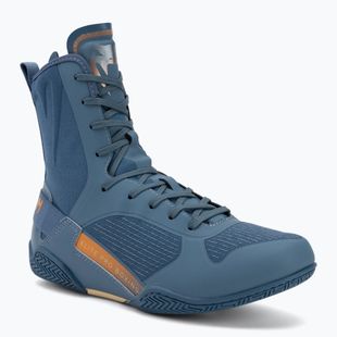 Боксьорски обувки Venum Elite Neo Boxing steel blue/orange