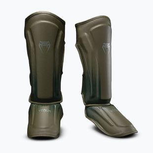 Протектори за пищяли и стъпала Venum Stealth Shin khaki/dark green