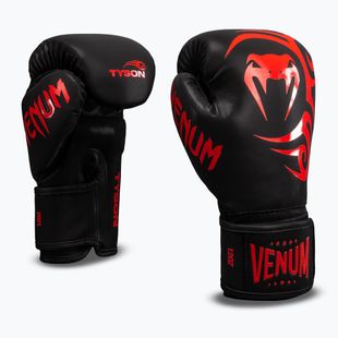 Боксови ръкавици Venum Mike Tyson Replica Boxing black/red