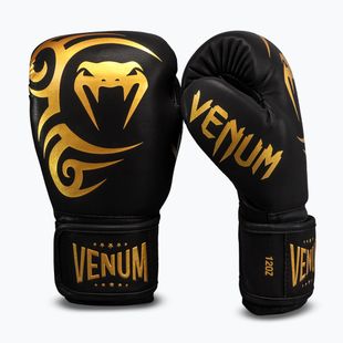 Боксови ръкавици Venum Mike Tyson Replica Boxing black/gold