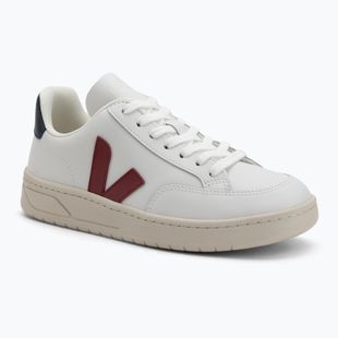Дамски обувки VEJA V-12 Leather white/marsala/nautico