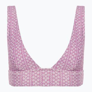 Горна част на бански костюм Billabong Covered In Love Tanlines Remi lilac dream