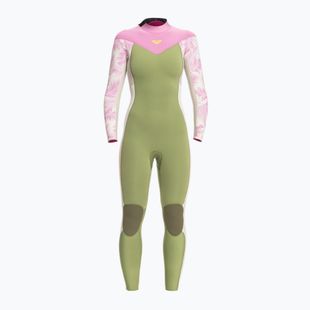 Дамски неопренов костюм за плуване ROXY 4/3 mm Rise BZ palmed out light gray