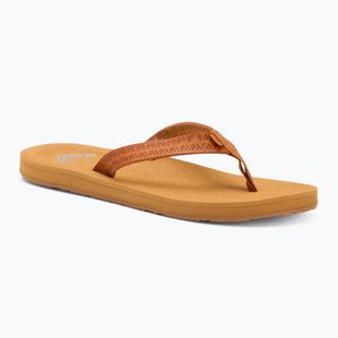 Дамски джапанки ROXY Porto Motif tan