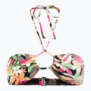 Горнище на бански костюм ROXY Printed Beach Classics Halter anthracite palm song s
