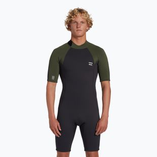 Мъжки бански Billabong 2mm Foil Back Zip Spring moss Swim Foam
