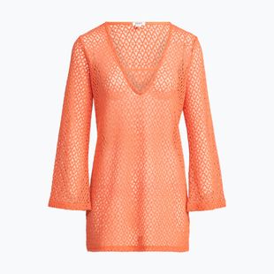 Дамска рокля Roxy Love Coastline Beach V Neck apricot brandy