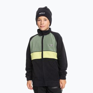 Детски суитшърт за сноуборд Quiksilver Explore Fleece true black