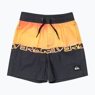 Детски къси панталони за плуване Quiksilver Everyday Straight Volley 12", цвят огнен корал