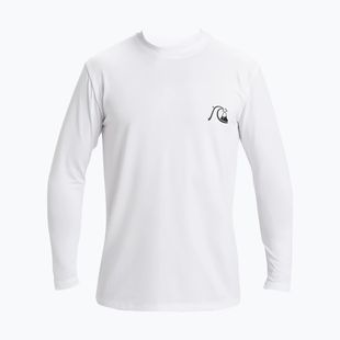 Мъжка блуза с дълъг ръкав за плуване Quiksilver DNA Bubble Logo white