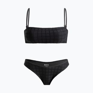 Дамски бански от две части ROXY Bandeau Cheeky anthracite