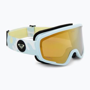 Детска маска за сноуборд ROXY Missy big flowers/clux ml light blue