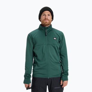 Мъжки суитшърт за сноуборд Quiksilver Steep Point Full Zip Fleece trekking green