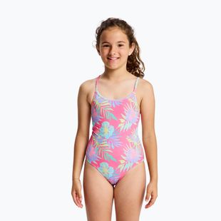 Детски цял бански костюм ROXY Aquarella sangria sunset aquarella rg