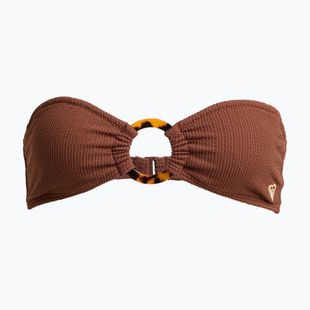 Горнище на бански костюм ROXY Sunshine Bandeau cappuccino