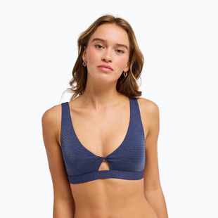 Горнище на бански костюм ROXY Paradise Wave Elongated Tri mood indigo