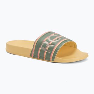 Дамски чехли ROXY Slippy II printed gold haze