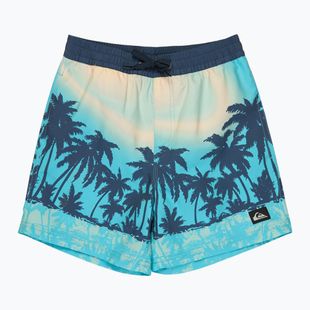 Детски бански шорти Quiksilver Everyday Printed Volley 14“ aqua thermotropics
