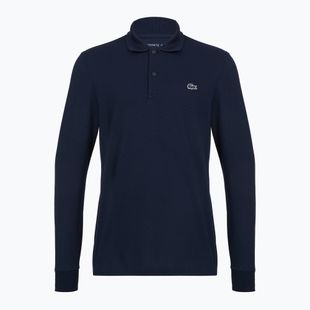 Мъжка поло блуза с дълъг ръкав  Lacoste DH5523 navy blue