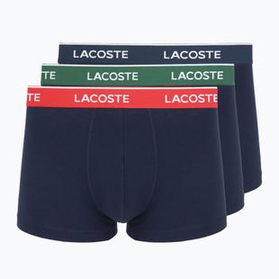 Мъжки боксерки Lacoste 5H12997 3 чифта navy blue/green/red/navy blue