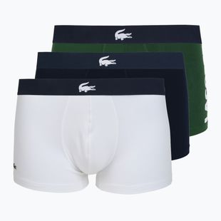 Мъжки боксерки Lacoste 5H1291 3 пакета мащерка/нави синьо/бяло