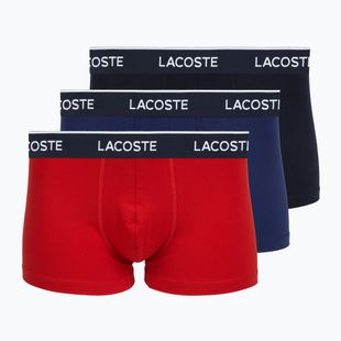 Мъжки боксерки Lacoste 5H1300 3 чифта navy blue/red/methylene