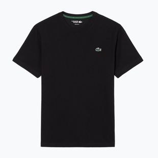 Мъжка фланелка за тенис Lacoste TH0003 black/lamb's lettuce