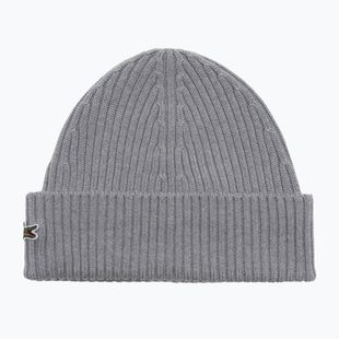 Мъжка зимна шапка Lacoste RB0001 silver chine