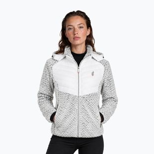 Дамско хибридно яке Aulp Clem Hooded Hybrid white 1