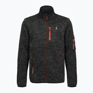 Мъжки поларен суитшърт Aulp Navoy Melanged Knit black 1