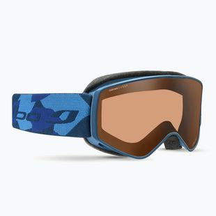 Детска скиорска маска Julbo Atome Chromakids blue/brown