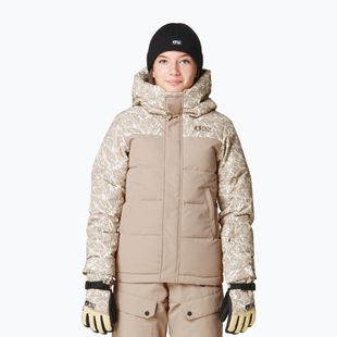 Детско ски яке Picture Olyver текстурен принт / роубак