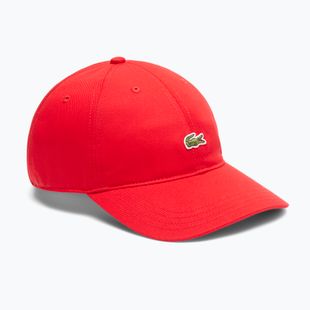 Шапка с козирка Lacoste RK0491 red