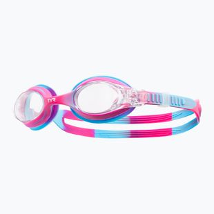 Детски очила за плуване TYR Swimple Tie Dye Non-Mirrored clear/pink/blue