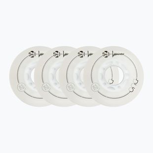 Колела за ролери Luminous Led Wheels Duo 72mm/85A X4 white/red