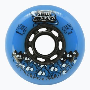 Колела за ролери FR Skates Street Invaders Wheels 80mm/84A X4 blue/black