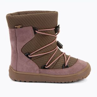Детски ботуши за сняг тип „barefoot“ Froddo Barefoot Tex Track Wool dark pink