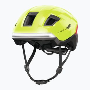 Велосипедна каска с мигачи ABUS Hyp-E signal yellow