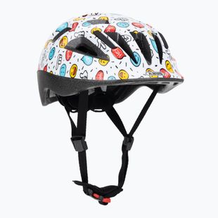 Детска велосипедна каска ABUS Smooty 2.0 white smiley