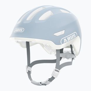 Детска велосипедна каска ABUS Smiley 3.0 ACE LED pure aqua