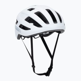 ABUS PowerDome каска за велосипедисти флийс бяла