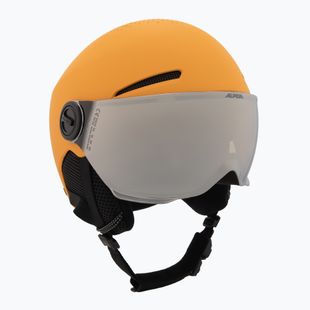 Детска ски каска Alpina Zupo Visor Q-Lite burned/ yellow matt