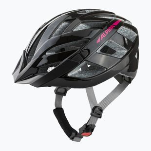 Велосипедна каска Alpina Panoma 3.0 black/pink gloss