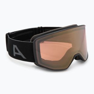 Скиорски очила Alpina Venet QV black matt/gold