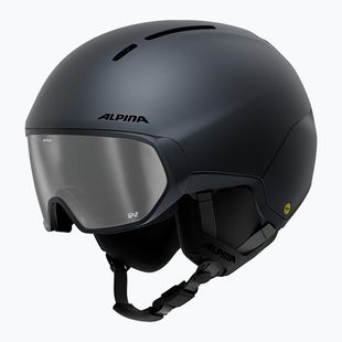 Скиорска каска Alpina Vizzard QV MIPS midnight grey matt