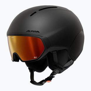 Скиорска каска Alpina Vizzard Q-Lite black matte