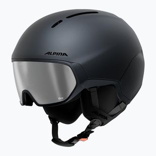 Скиорска каска Alpina Vizzard Q-Lite midnight grey matt