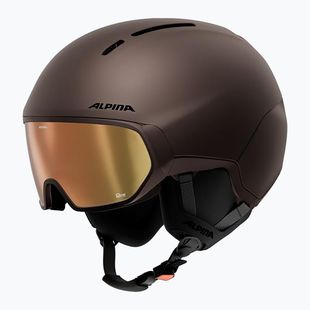 Скиорска каска Alpina Vizzard Q-Lite ox brown att