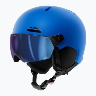 Детска скиорска каска Alpina Zupo 2 Visor Q-Lite blue matt