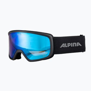 Скиорскa маска Alpina Narkoja 2 Q-Lite black matt/blue s2